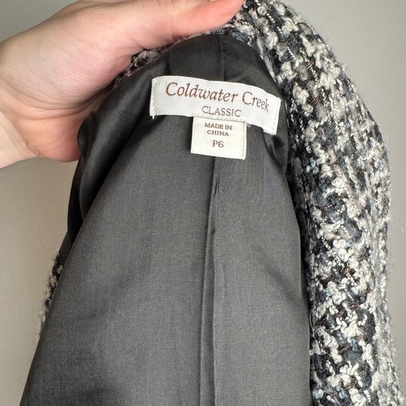 Coldwater Creek Tweed Blazer - Picture 6 of 7